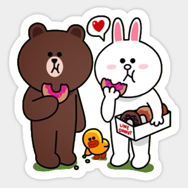 brown and cony Sticker by ezzobair